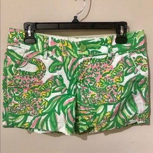 Lilly Pulitzer Callahan shorts, sz 2